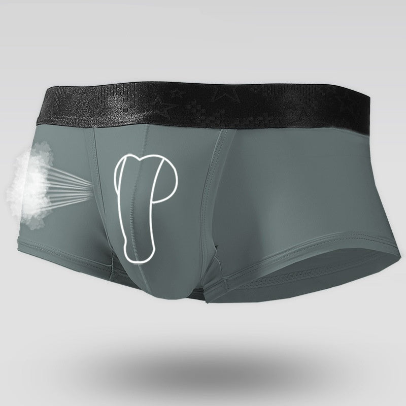 Spermatic Vein Underwear Ice Silk Summer Thin Boys Boyshorts