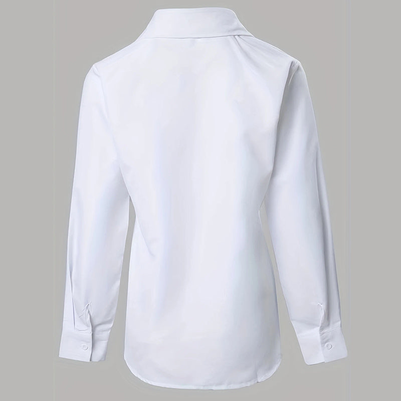 Women's Contrast Lace Long Sleeve Tops Button Down Shirts Dressy Casual Blouses Fall Fashion Clothes