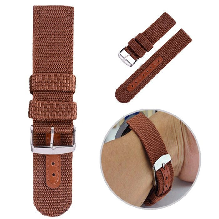 Outdoor Sports Waterproof Watch Band Thick Nylon Watchband Canvas