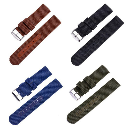 Outdoor Sports Waterproof Watch Band Thick Nylon Watchband Canvas