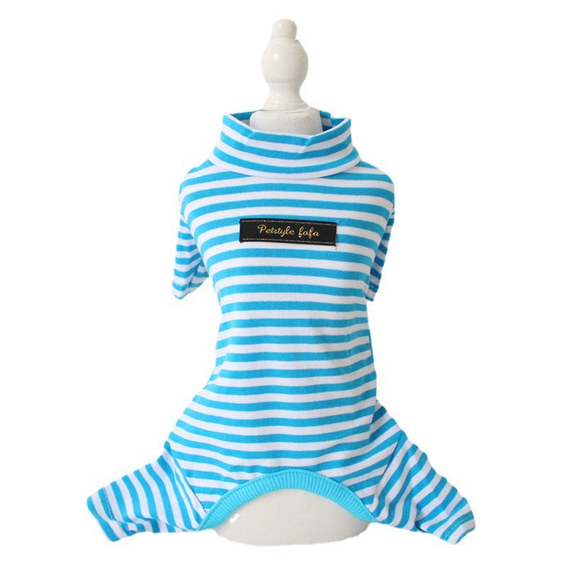 Cotton Eight-color Striped Pet Leggings