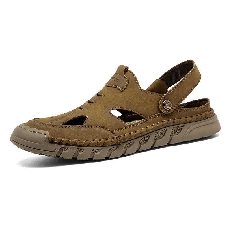 New Plus Size Closed Toe Sandals For Men