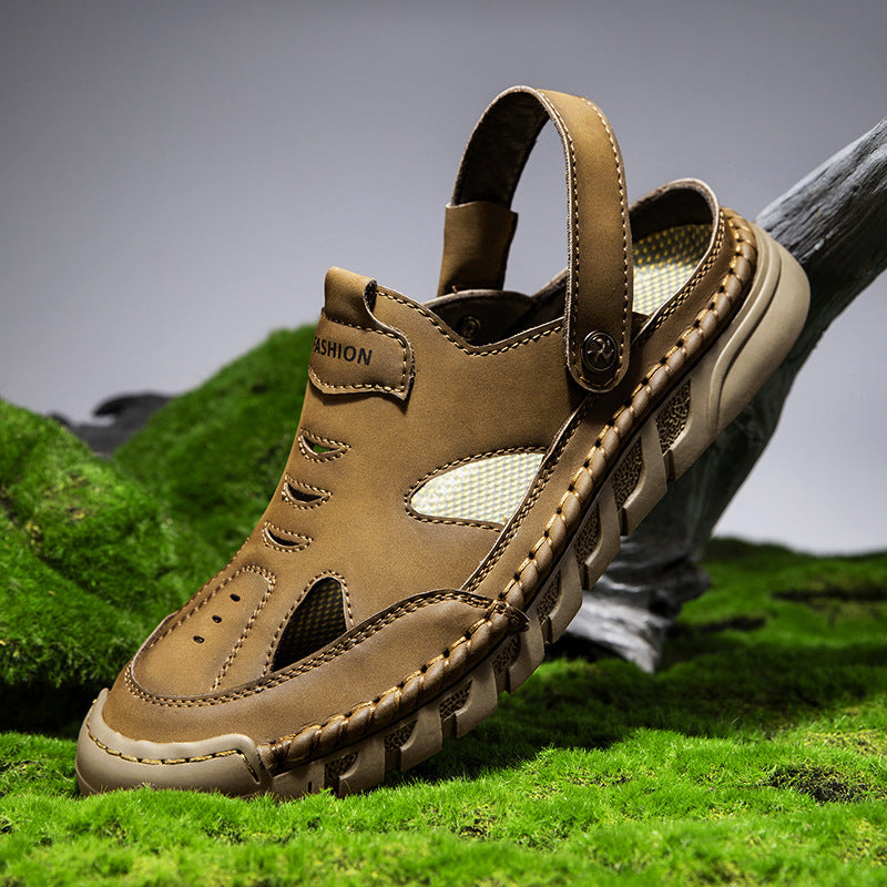 New Plus Size Closed Toe Sandals For Men