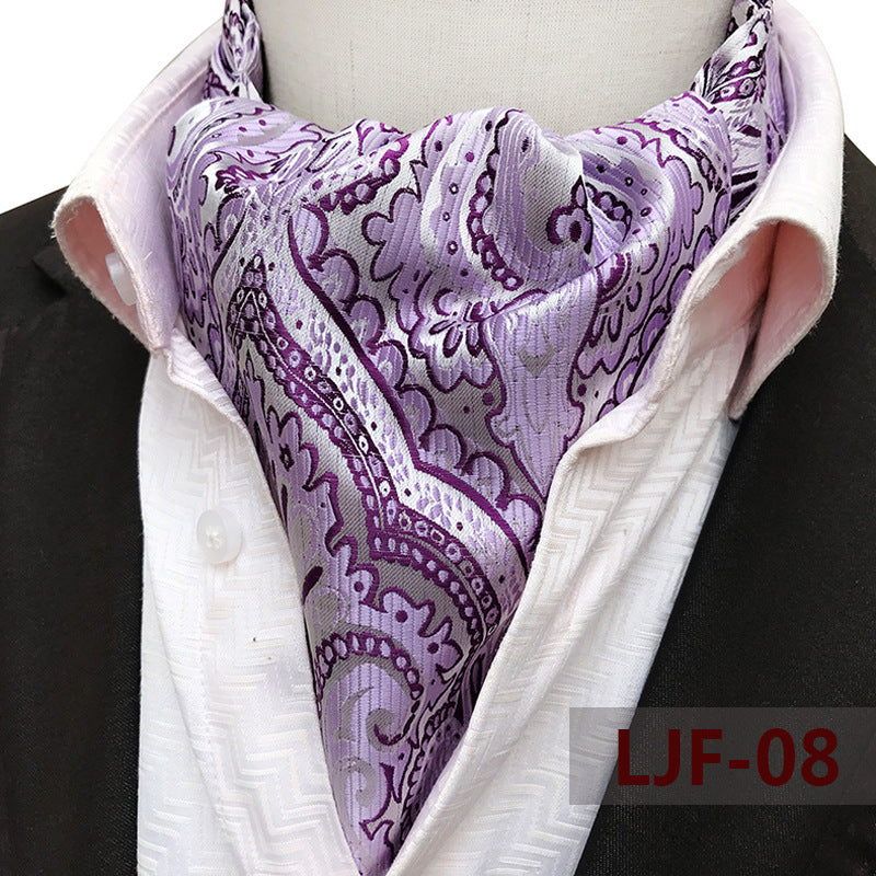 Men's Scarf Jacquard Polyester British