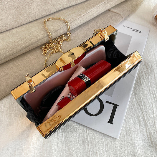 Women's High-end Patch Acrylic Evening Bag