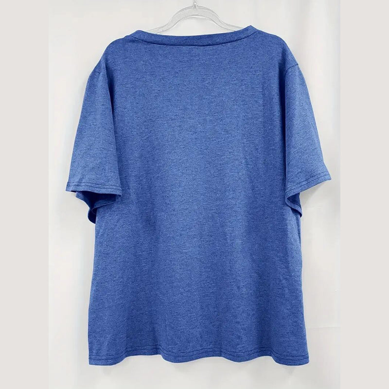 Women's Solid Color V-Neck Short Sleeve T-Shirt - Basic Summer Casual Top