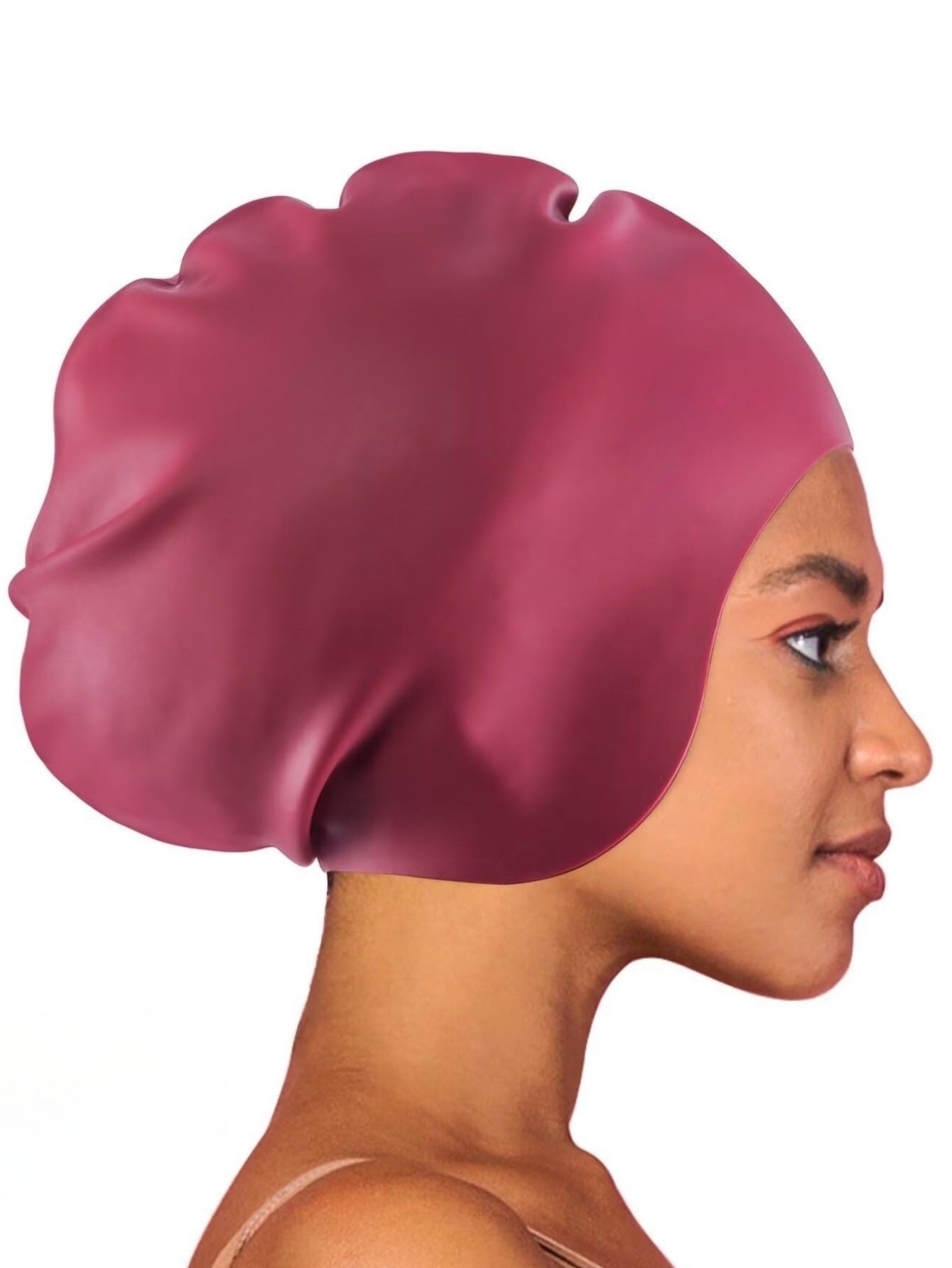 Silicone Swimming Cap Adult Hair Care Women's Oversized