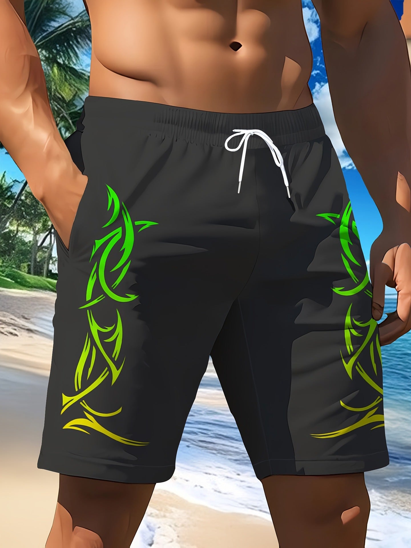 Summer Men's Casual Breathable Workout Shorts