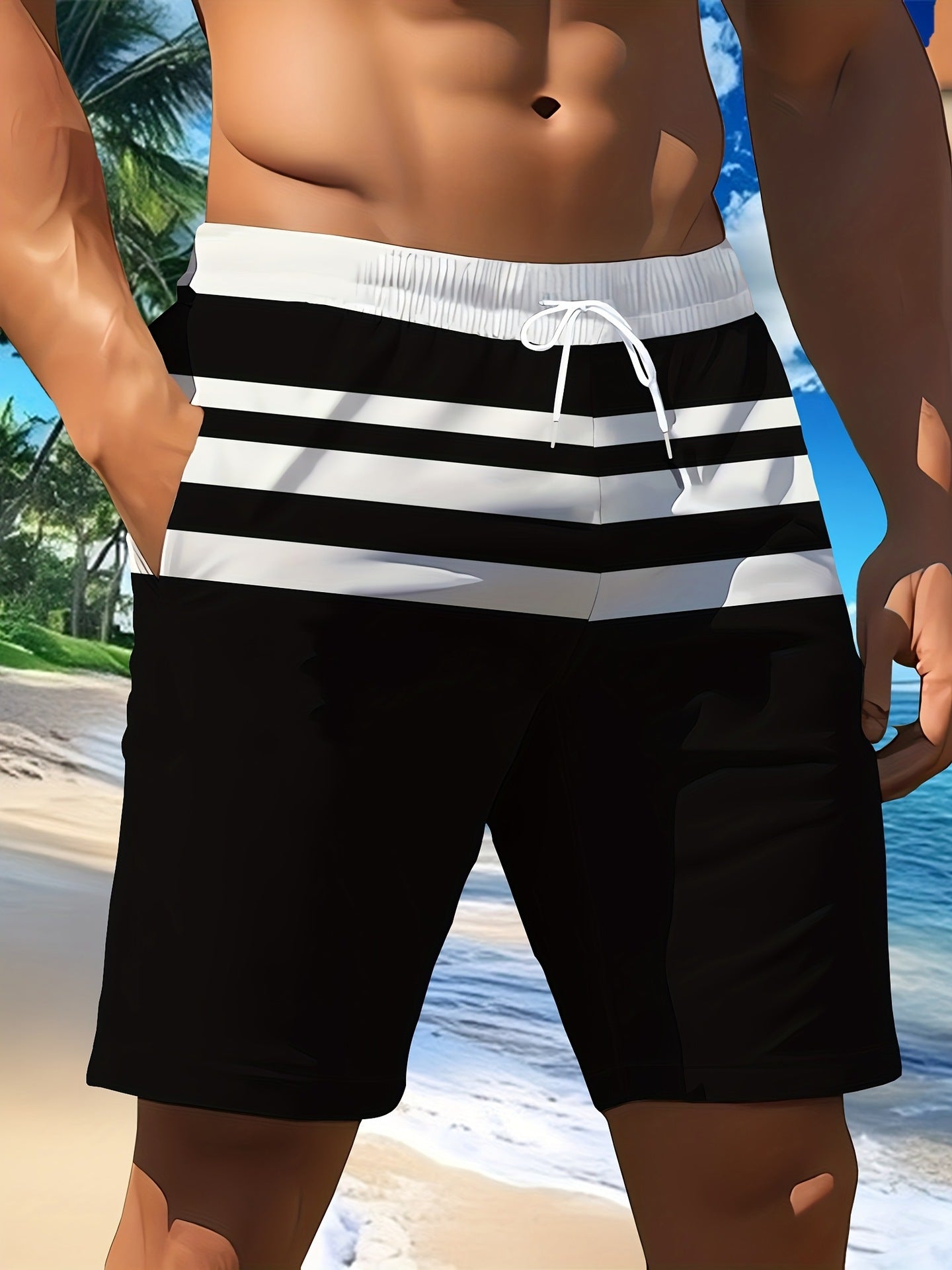 Summer Men's Casual Breathable Workout Shorts