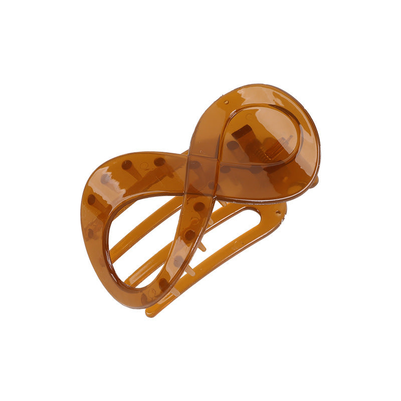 Elegant Frosted 8-shaped Barrettes