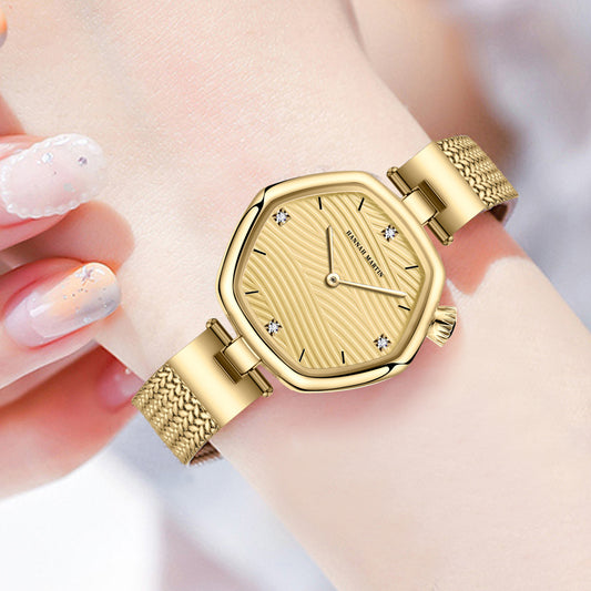 Fashion Simple Hexagonal Movement Women's Watch