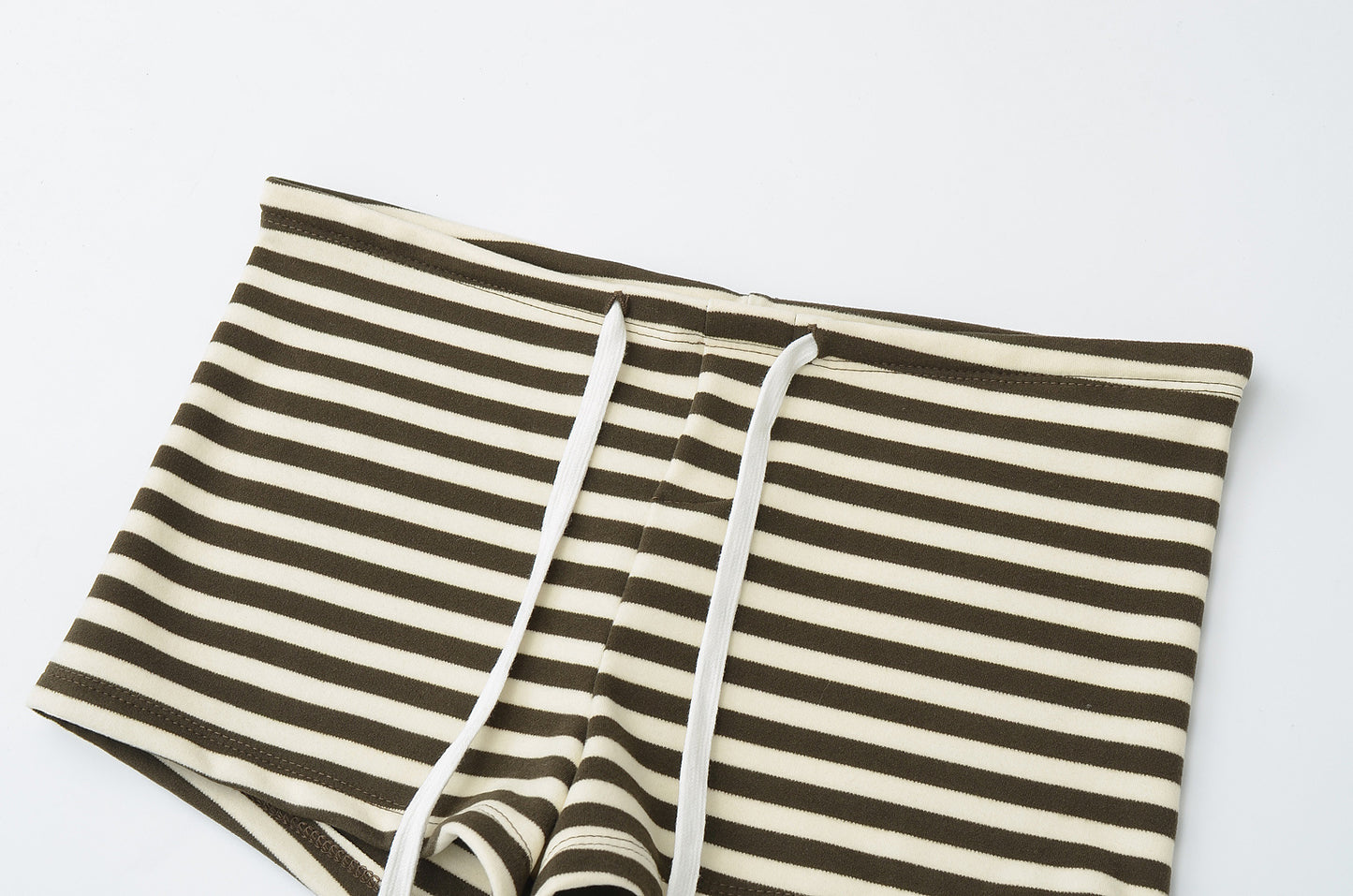 Women's Striped Sheath Slim-fit Hot Pants Shorts