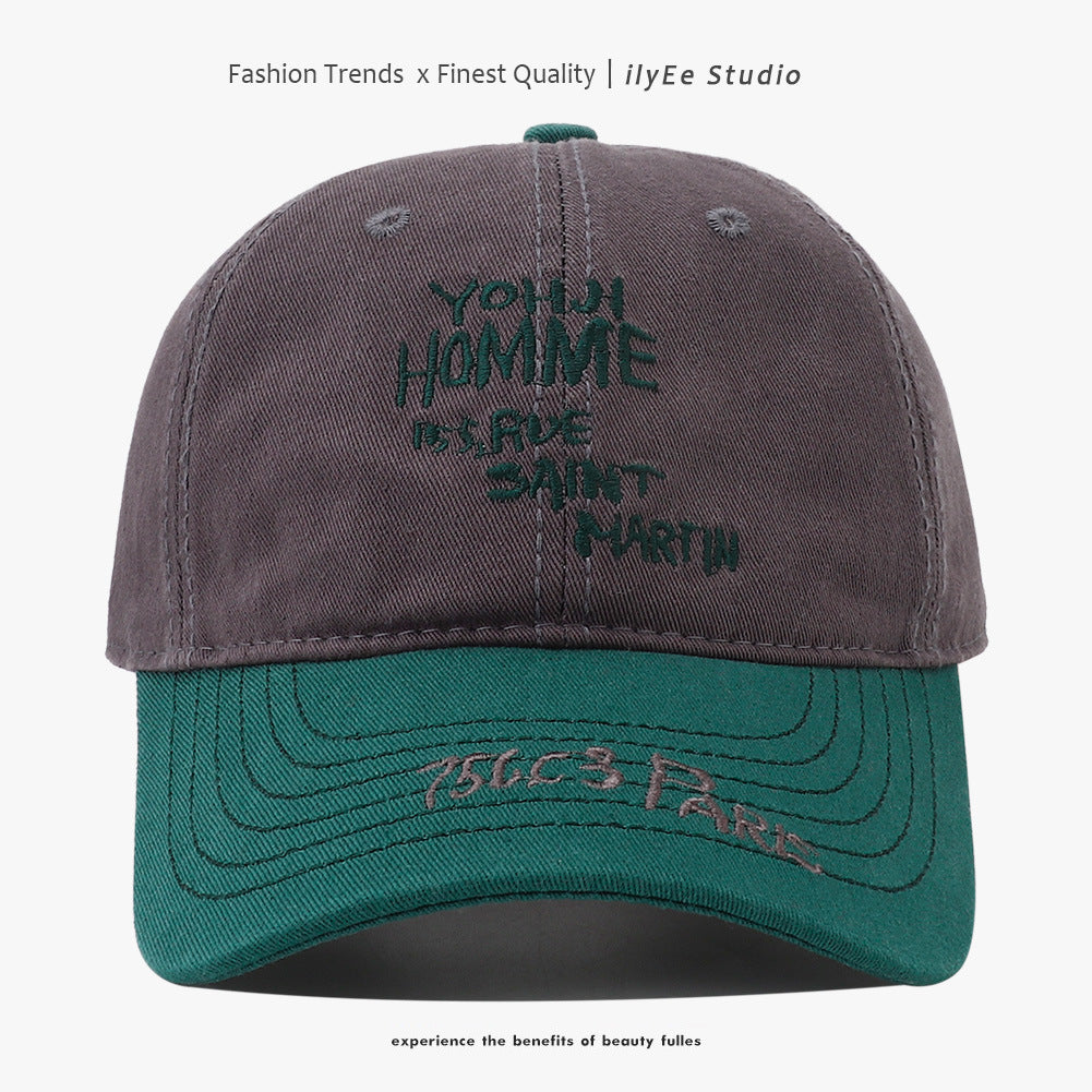 Big Head Circumference Peaked Cap Fashion Trendy Baseball Cap For Men