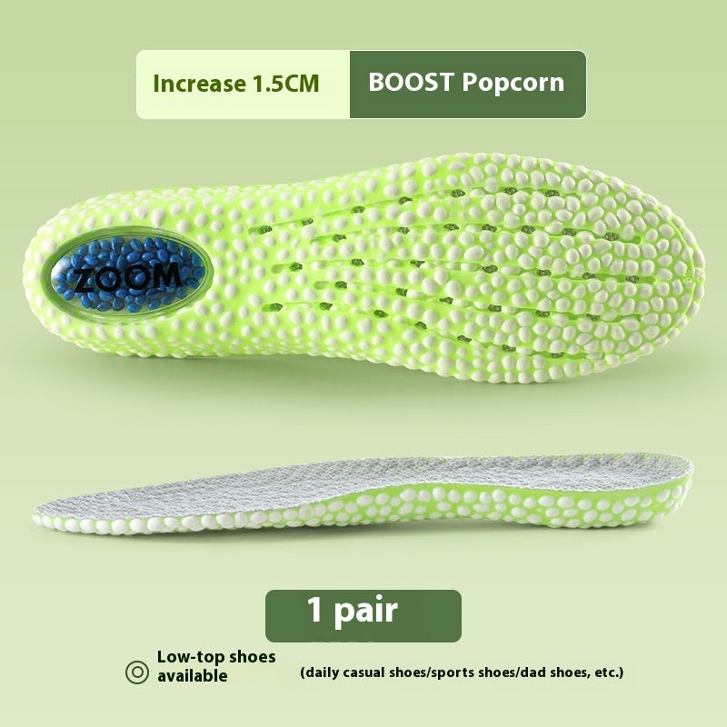 Invisible Height Increasing Insole Men's Not Tired Feet Do Not Collapse Inner Heightening Pad