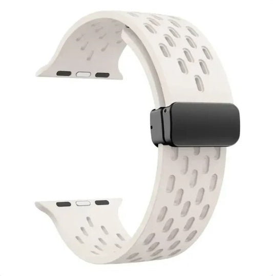 Magnetic Folding Buckle Silicone Strap
