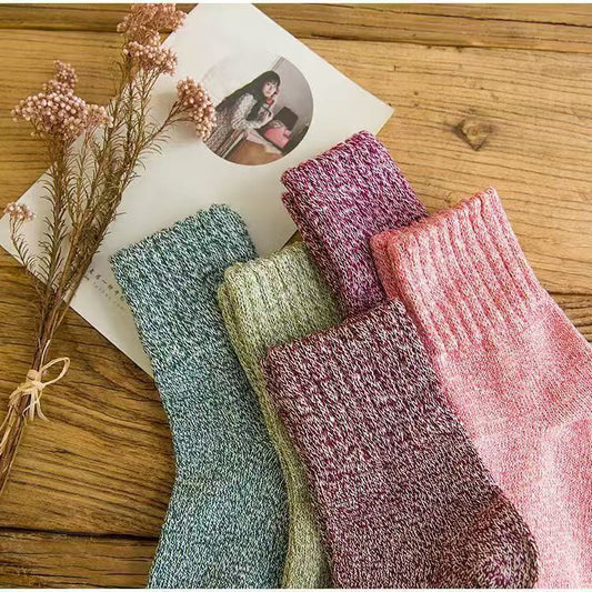 Women's Thickened Thermal Middle Tube Wool Socks