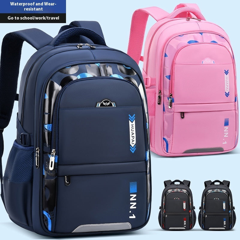 Children's Junior And Middle School Students Large Capacity Backpack