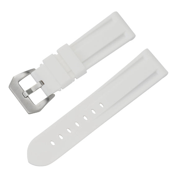 Solid Color Silicone Camouflage Men's Rubber Watch Strap