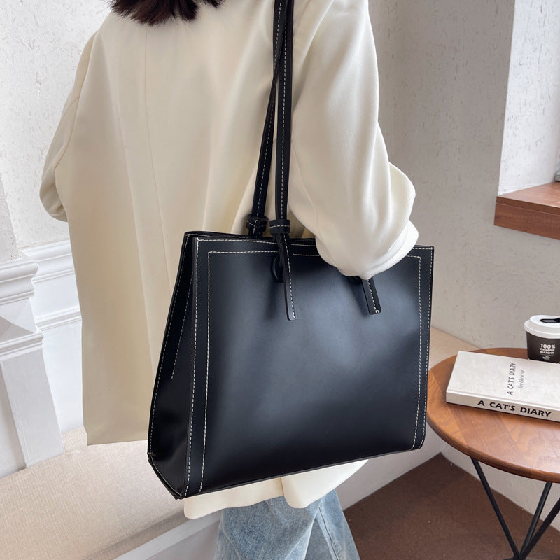 Simple Commute Shoulder Handbag Double Connector