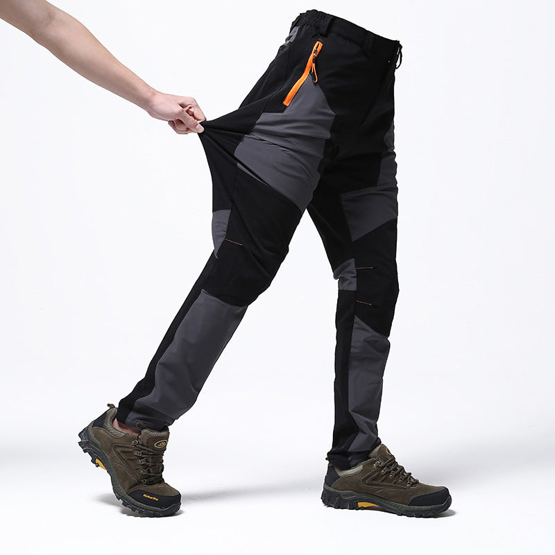 Outdoor Stretch Charging Men's Windproof Waterproof And Hard-wearing Breathable Quick-drying Pants