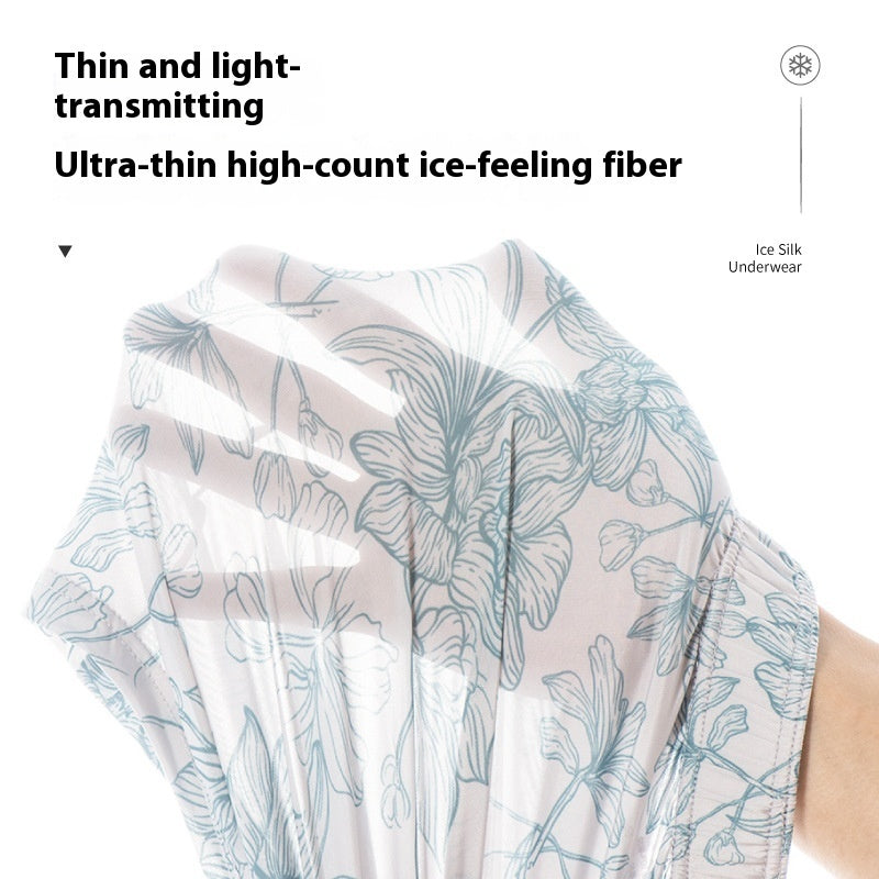 Men's Underwear Ice Silk Boxer Shorts Home Pants