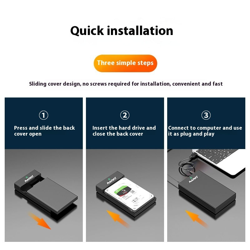 USB Interface SATA Serial Hard Disk Box