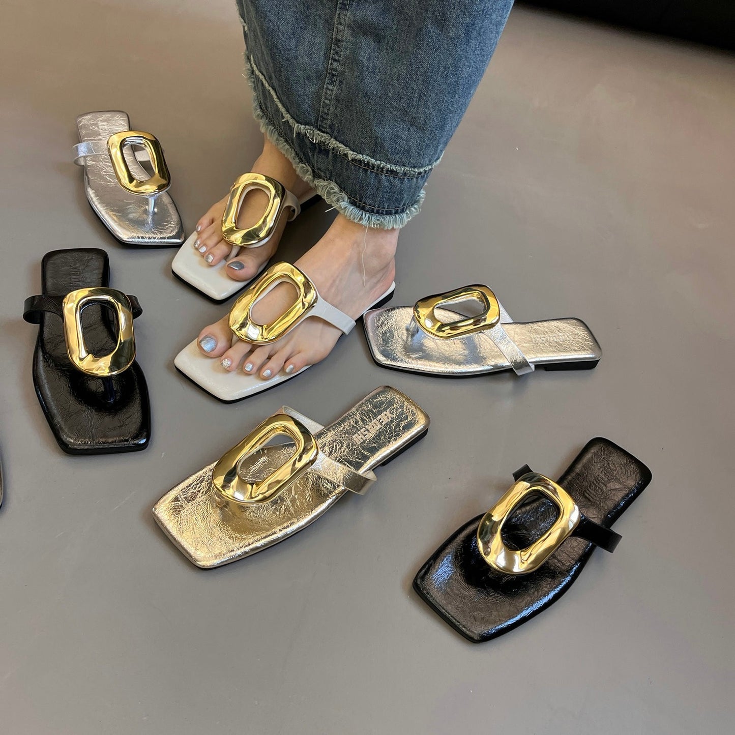 Plus Size Women's Shoes Hollowed Mesh Shoes Summer