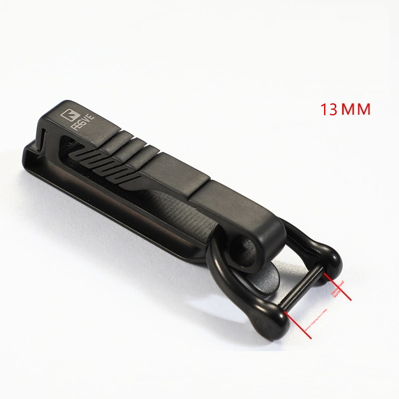 Titanium Alloy Key Ring Pendant Wear Belt Integrated Personality Creative Ring