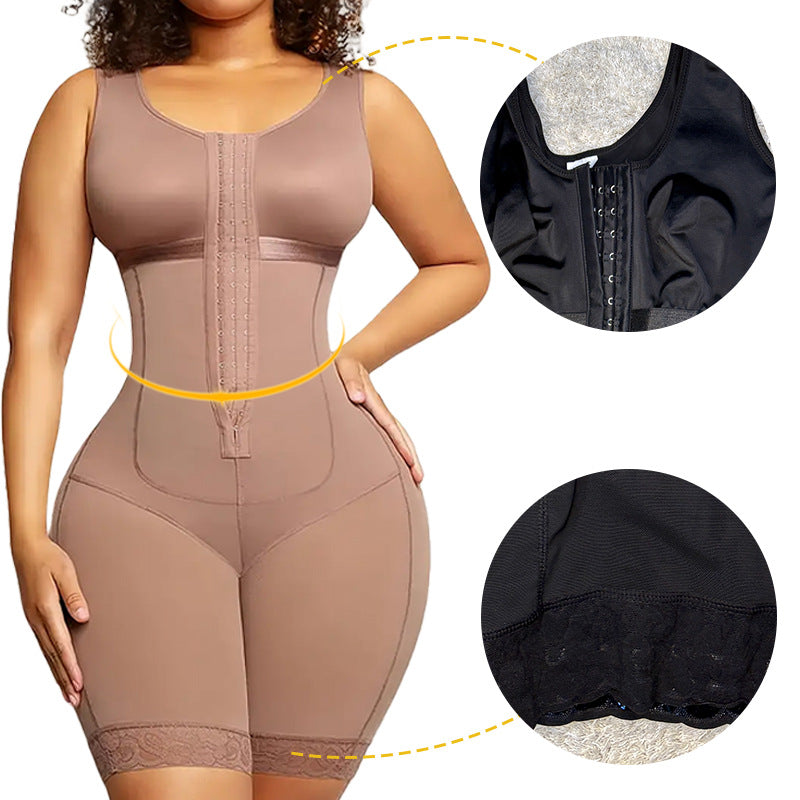 Plus Size One-piece Thin Breasted Belly Contracting Hip Lift Body Shaping Corset