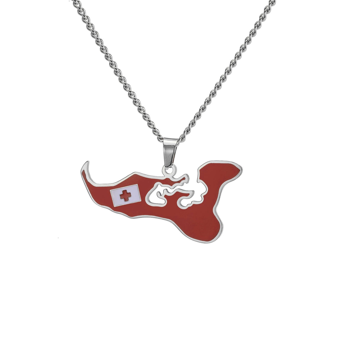 Women's Creative All-match Map Pendant Necklace