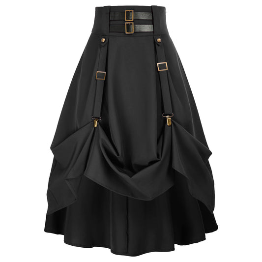 Medieval Costume Women's Steambeer Festival Punk Skirt