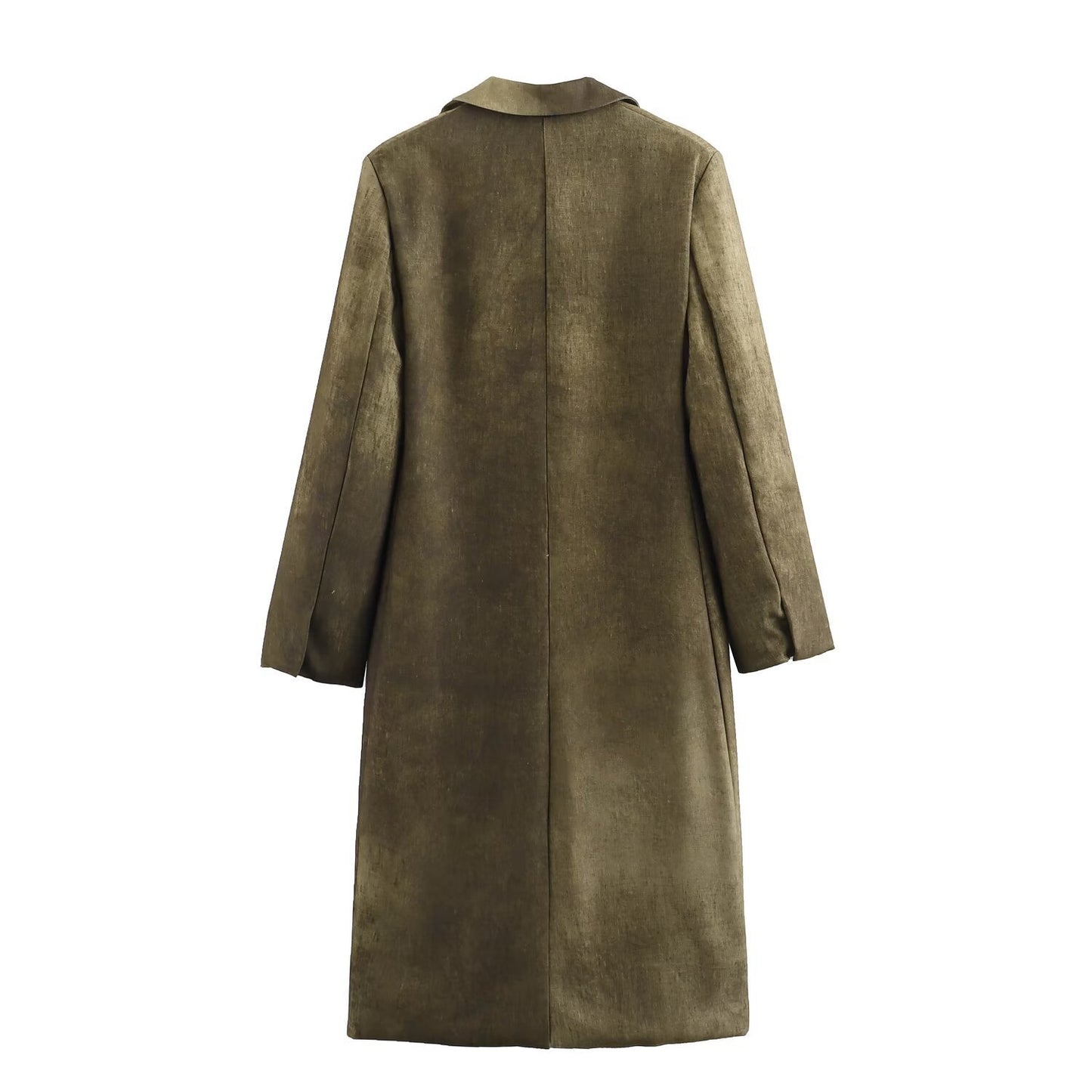 Women's Fashion Casual Tie-dye Long Coat