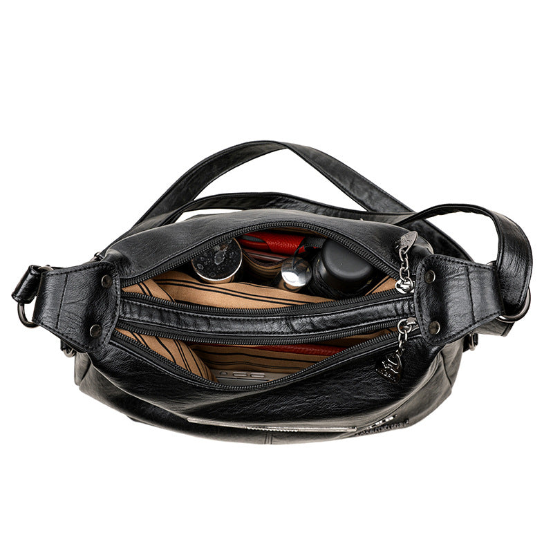 Women's Shoulder Bag Large Capacity Soft Leather