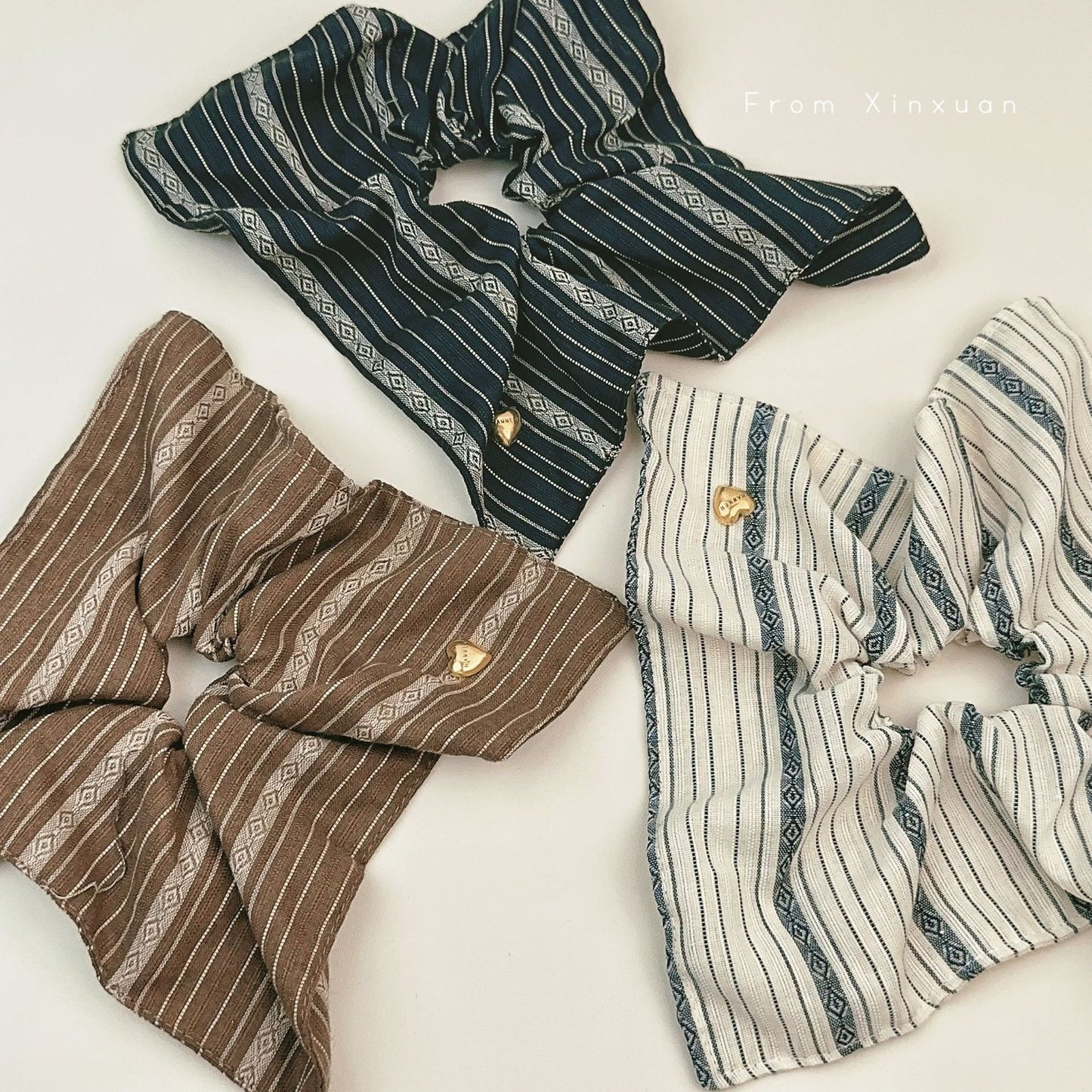 Large Intestine Ring Niche Fabric Versatile High Skull Top Hair Accessories