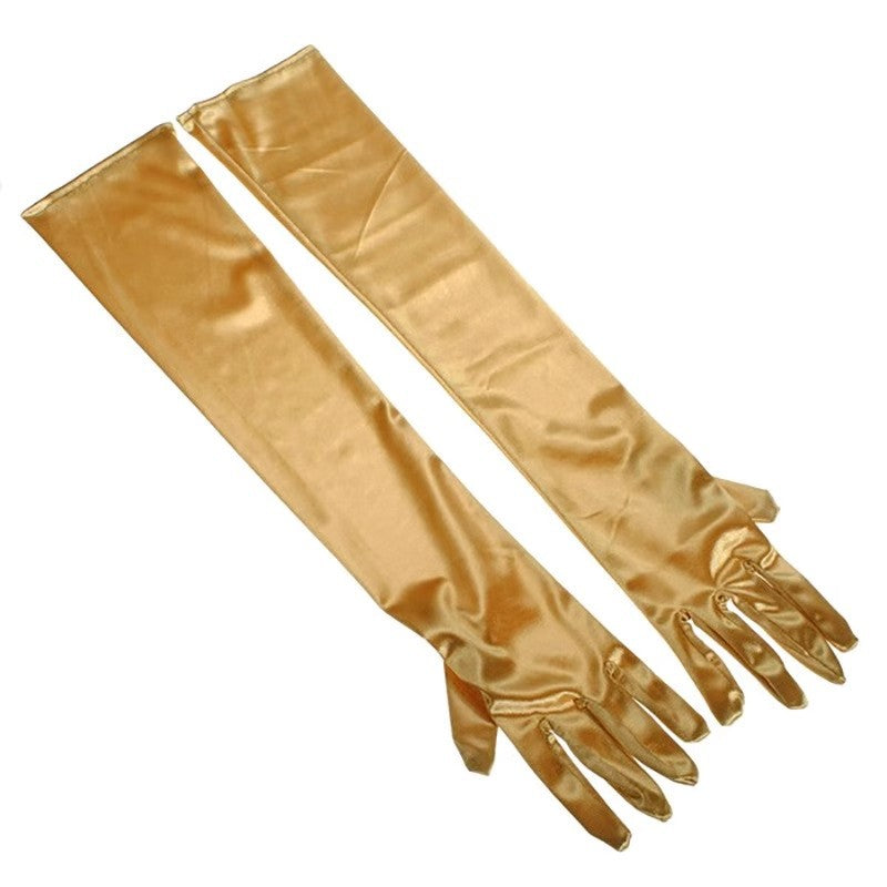 Fashion Satin Stretch Women's Halloween Gloves