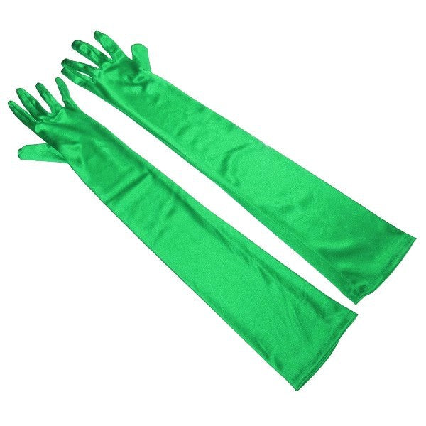Fashion Satin Stretch Women's Halloween Gloves