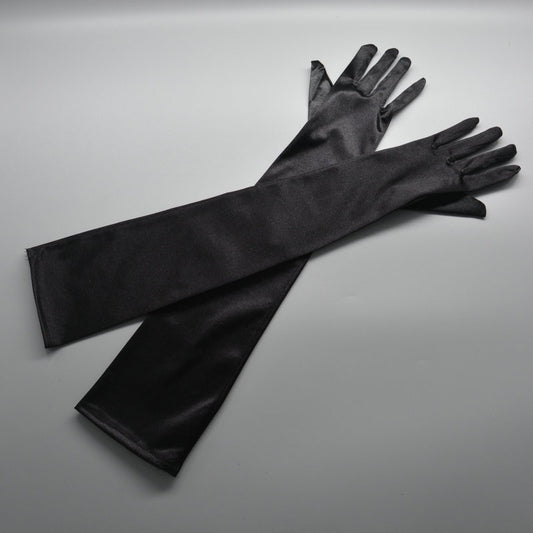 Fashion Satin Stretch Women's Halloween Gloves