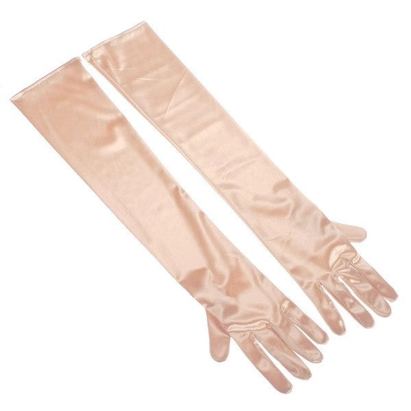 Fashion Satin Stretch Women's Halloween Gloves