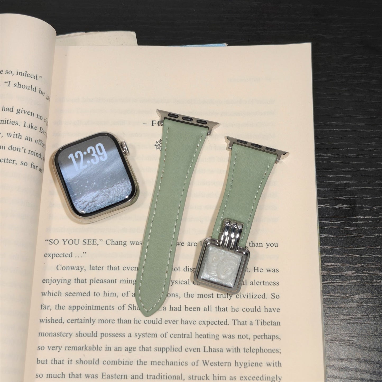 Suitable For Watch Wristband Leather Strap