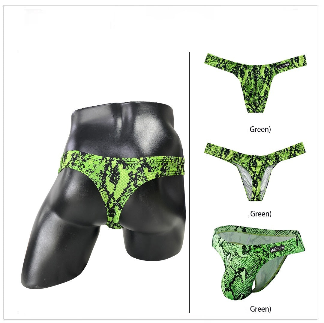 Leopard Print Briefs Couple's Same Sexy Low Waist