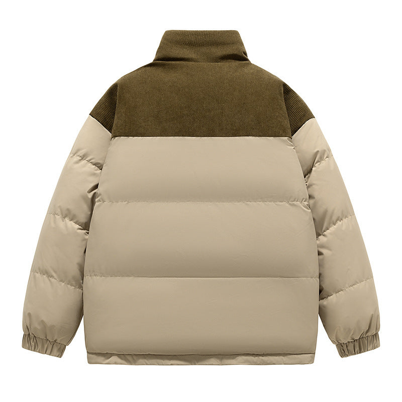 Winter Male New Cotton Clothing Thick Loose Hoodie Padded Coat