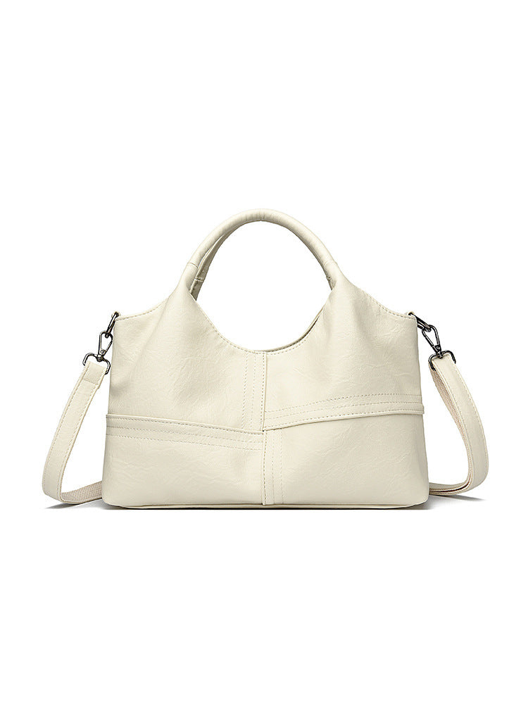 Soft Leather Handbag Women's Lightweight And Large Capacity Crossbody Bag