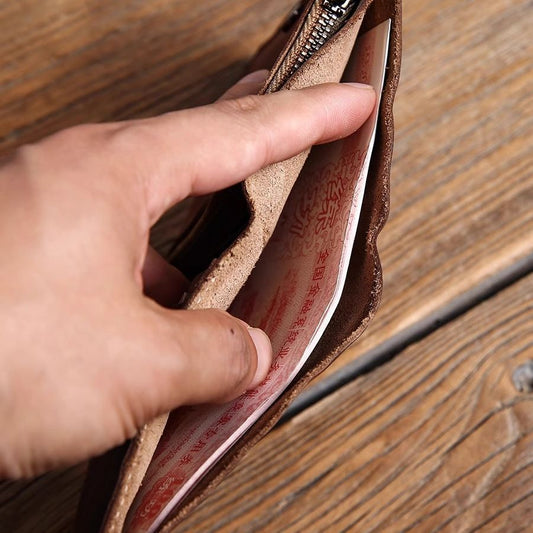 Men's Short Retro Business Simplicity Niche Vertical Wallet