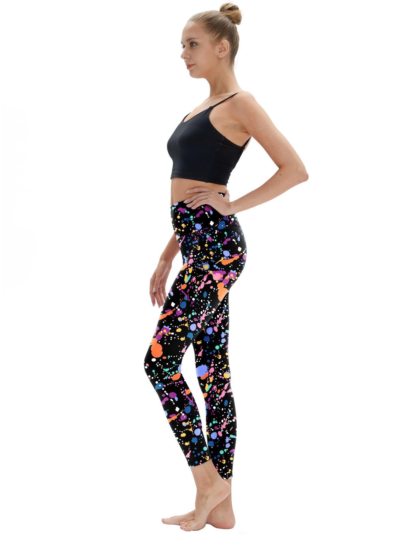 Women's High Waisted, Tummy-controlling, Non-see-through Yoga Pants With Pockets, Suitable For Fitness, Exercise And Running