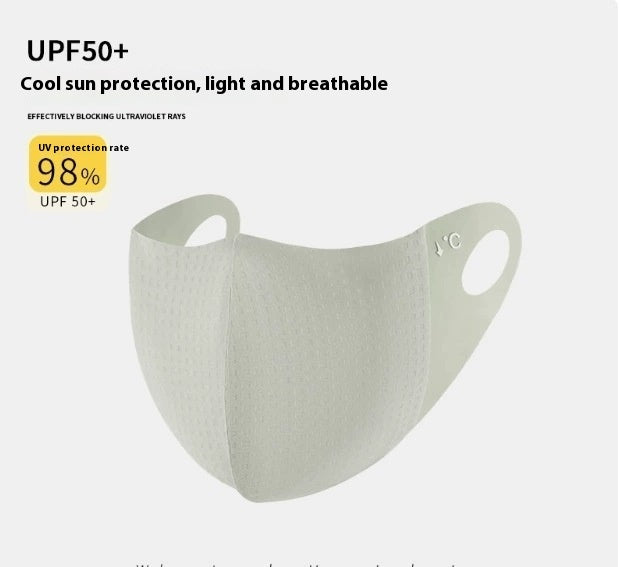 Ice Silk Sunscreen Mask UV Protection