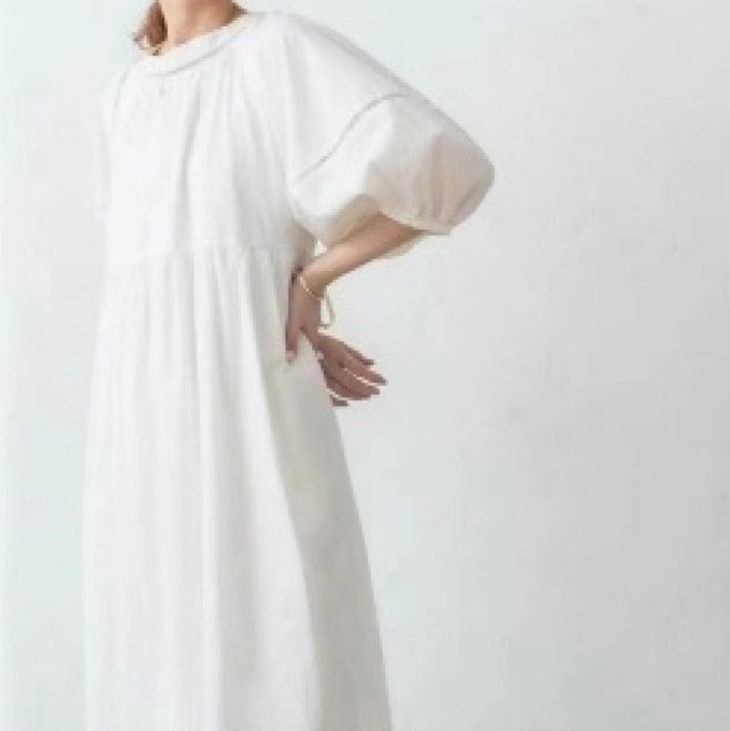 Japanese Super Long Loose Lantern Sleeve Dress