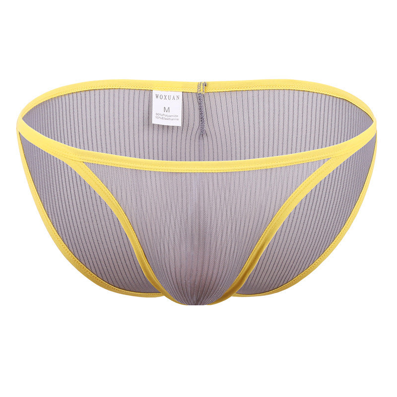 Men's Underwear High Fork Briefs Mesh