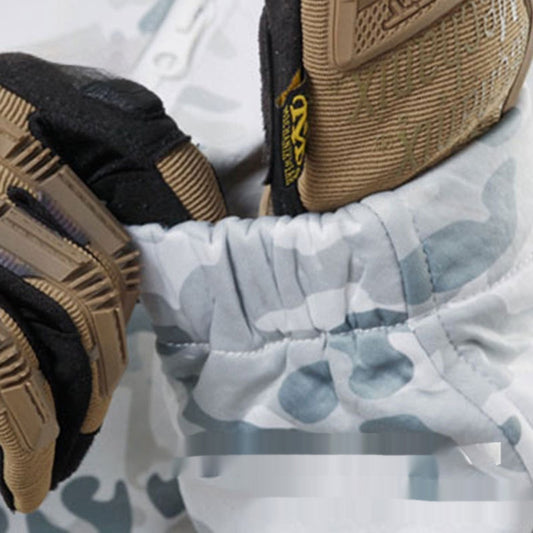 Camouflage Fleece Coat Outdoor Keep Warm Windproof Combat Clothes Men's