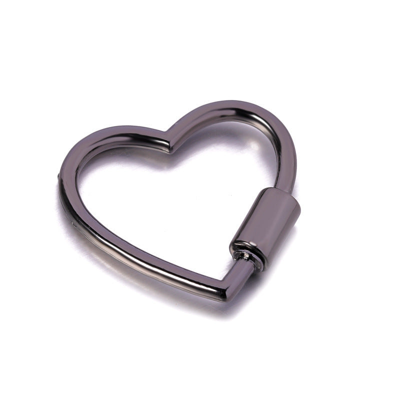 Alloy Decorative Heart-shaped Connection Buckle Accessories