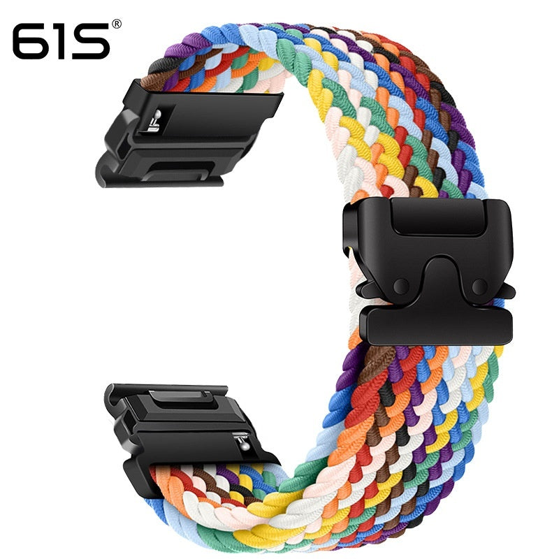 Elastic Umbrella Buckle Woven Watch Band